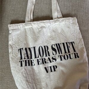 Taylor Swift The Eras Tour VIP Beige Tote Bag from London